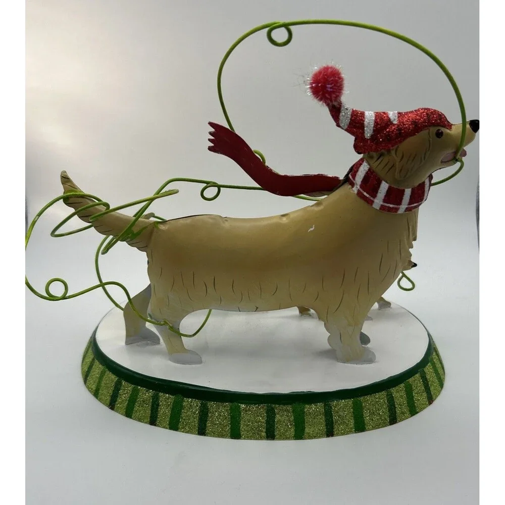 Pier One Dog Drink Charm Set‎ 8 Charms Christmas Holiday Snowman Snow Glitter